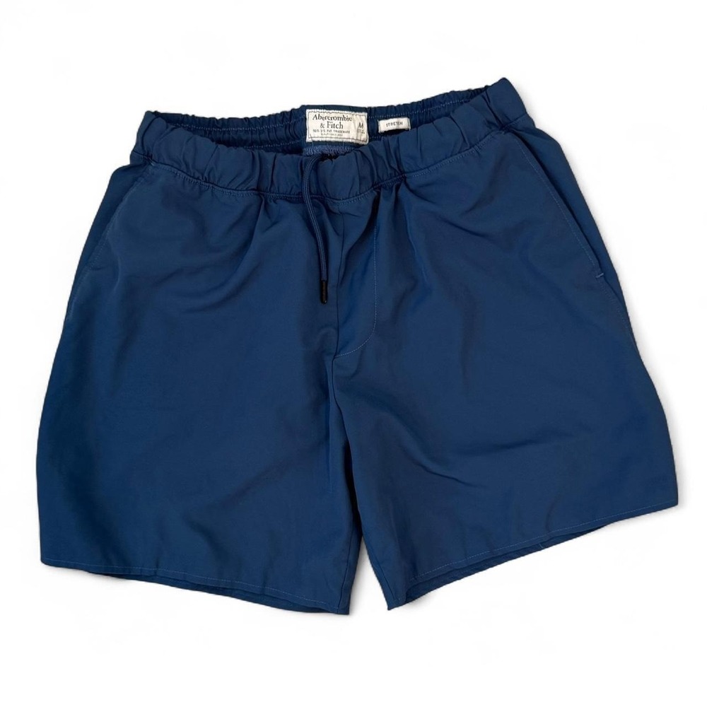 Abercrombie & Fitch Mesh Lined Blue Shorts Men's Size Medium 6.5 Inseam Casual